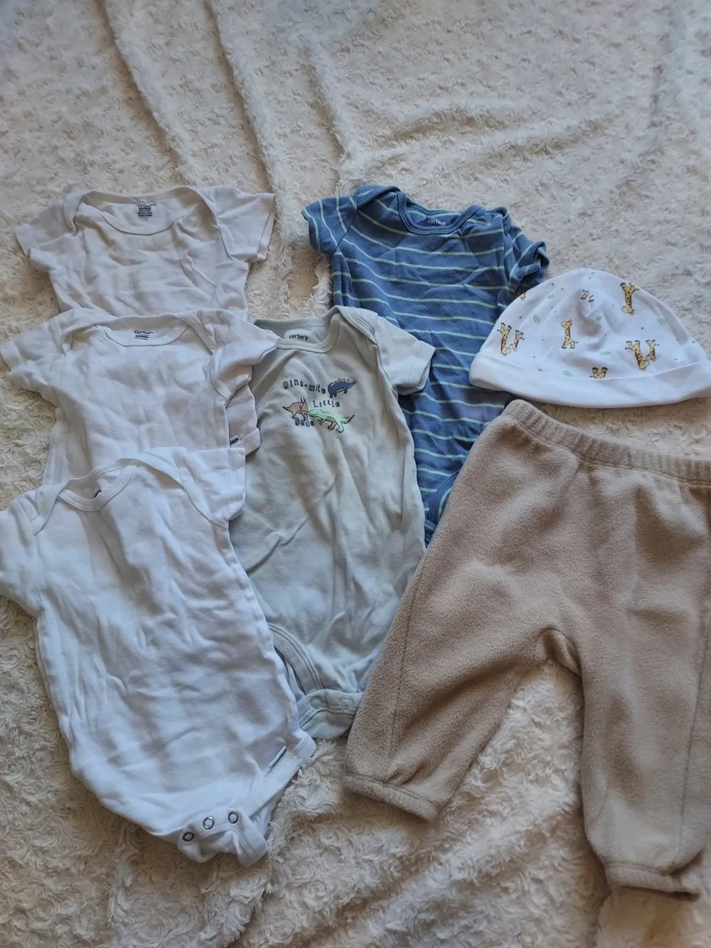BUNDLE (18 pcs) 6-9mo Mixed Baby Boy Clothing Lot Cool Weather Grandma's House
